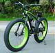 1000w 26in Electric E Bike Fat Tire Snow Beach Mountain 22 Speed Bicycle New