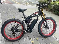 1000W Electric Bicycle Ebike 4.0 Fat Tire Snow Beach Cruiser Alloy Mountain Bike