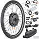 1000w Electric Bicycle Motor Conversion Kit Lcd Meter Ebike Cycling Front Wheel