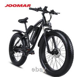 1000W Electric E Bike Fat Tire Snow Mountain Bicycle Li-Battery