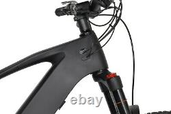 16 Dengfu 29er Carbon Ebike Suspension MTB 500W Electric Bicycle Shimano 10S