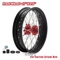 17x3.5 +17x4.25 Front Rear Spoke Wheels Rim Hub Set for SUR-RON Strom Bee E-Bike