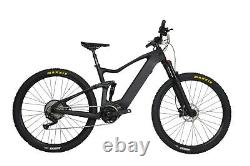 18 Dengfu 29er Carbon Ebike Suspension MTB 500W Electric Bicycle Shimano 10S
