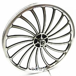 1x CNC Aluminum Bicycle eBike Front / Rear Wheel 20x1.75/2.125/2.5 Universal US