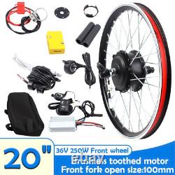 20 36V 250W Front Wheel Electric Bicycle Ebike Conversion Kit Hub Motor Cycling