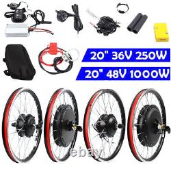 20 36V 250W Front Wheel Electric Bicycle Ebike Conversion Kit Hub Motor Cycling