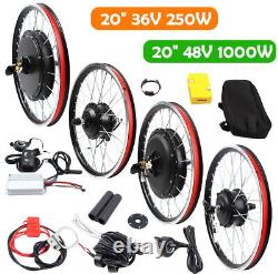 20 36V 250W Front Wheel Electric Bicycle Ebike Conversion Kit Hub Motor Cycling