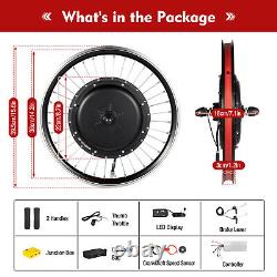 20 48V Ebike Front Wheel Electric Bicycle Motor Conversion Kit Motor Hub 1000W