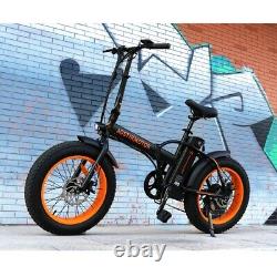 20 500W 36V Fat Tire Mountain Beach Electric Bike Bicycle EBike E-Bike LCD