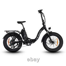 20 500W Electric Motorcycle Folding E Bike 48V13Ah Snow Fat Tire Samsung cells