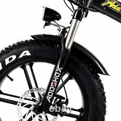 20 750W Folding Electric Bike Addmotor MOTAN M-150 R7 48V Fat tire E-Bike Black