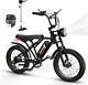 20'' Electric Bicycle 750w 48v 18ah 4.0 Fat Tire Mountain Mtb E-bike For Adults