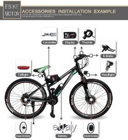 2000W E-bike Hub Motor Conversion Kit 36V 48V Front Motor Rear Rotate/Cassette
