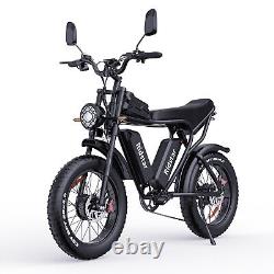 2000W Electric-Bicycle 52V 40AH Motor 20 Fat Tire Mountain Bike eMTB E bike US