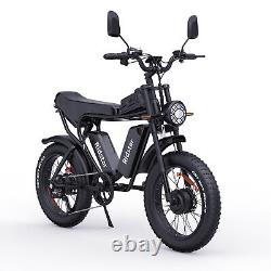 2000W Electric-Bicycle 52V 40AH Motor 20 Fat Tire Mountain Bike eMTB E bike US