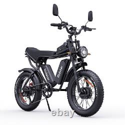 2000W Electric-Bicycle 52V 40AH Motor 20 Fat Tire Mountain Bike eMTB E bike US