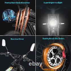 2000W Electric-Bicycle 52V 40AH Motor 20 Fat Tire Mountain Bike eMTB E bike US