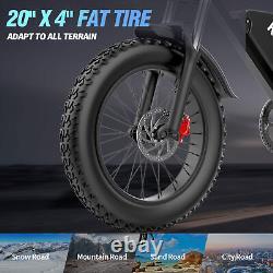 2000W Electric-Bicycle 52V 40AH Motor 20 Fat Tire Mountain Bike eMTB E bike US