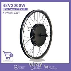 2000W Electric Bike Conversion Kit 48V MTB Ebike Front Rear Hub Motor Wheel