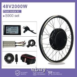 2000W Electric Bike Conversion Kit 48V MTB Ebike Front Rear Hub Motor Wheel