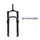 204.0 Fat Bicycle Fork Mountain Bike Air Fork Ebike Snow Front Suspension Fork