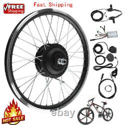24/36/48V Electric Bicycle Motor Wheel LED Display EBike Conversion Modified Kit