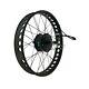 24in Fat E-bike Front/rear Wheel With 36/48v Hub Motor Fits For 24x4.0 Fat Tire