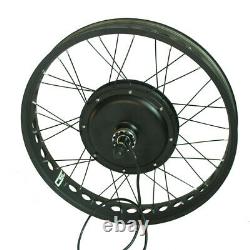 24in Fat E-bike Front/Rear Wheel with 36/48V Hub Motor Fits for 24x4.0 Fat Tire