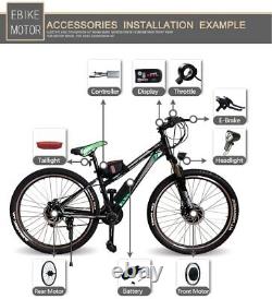 250W 36V 48V E-Bike Conversion Kit Brushless Gear Hub Motor 16-29 700C Wheel