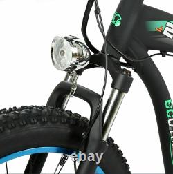 26 1000W 48V Fat Bik Tire Mountain Beach Electric Bike Bicycle EBike E-Bike LCD