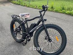 26.4 tires 750Ww 48v/11.6ah Black Electric Fat Tire Mountain Snow, Beach E-Bike