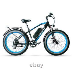 26'' Cyrusher Electric Bike Fat Tire 1000W 48V/17AH Mountain E-Bike Bicycle MTB