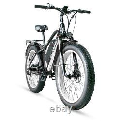 26'' Electric Bike Fat Tire 750W 16AH Beach Snow City Mountain E-Bike Bicycle US
