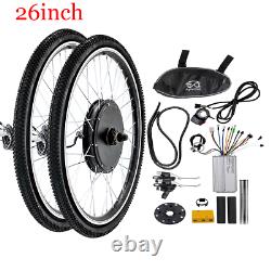 26 Front Rear Wheel Conversion Kit Motor Hub Electric Bicycle Cycling E-Bike US