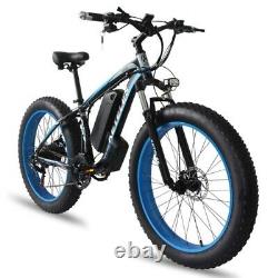 26 Inch Electric Bicycle 1000W Electric Bike 4.0 Fat Tire Snow E bike Adult