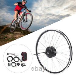 26-inch 48V 250W KT-LCD4 Electric Bicycle Conversion Kit EBike Front Drive Wheel