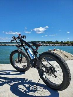 26X4.0 fat tire electric bike! 48v/500watt motor. Black/ all terrain E-bike