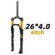 26inch Ebike Fat Fork Snow Moutain Bike Front Suspension Fork For 4.0 Tire