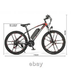 26inch Electric Bikes E-bike 350W Mountain Bike E-Citybike Bicycle Adult Unisex