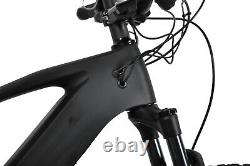 29er Carbon Ebike Full Suspension Mountain Bike Bafang 500W Electric Bicycle 18