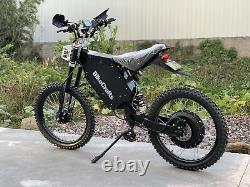 3000w 48v Adult Electric Off Road Dirt Bike Bomber Mountain Ebike Fast 30 MPH+