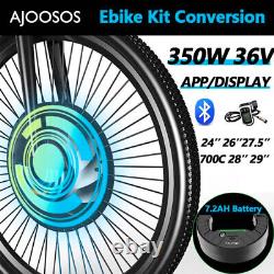 350W 36V Conversion Kit 7.2AH Battery All in One Ebike Kit Conversion 25MPH
