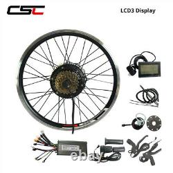 36V 250W 500W E Bike Motor Conversion Hub 27.5 28 29 inch Electric Bike Kit LCD8