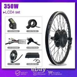36V 48V 350W E-bike Conversion Kit Front Rear Motor Hub Motor Wheel 16-29Inch