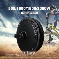 36V 48V 500-2000W E-bike Ront Rear Hub Motor Wheel Drive Conversion Kit