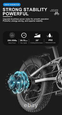 36V 48V 500W-3000W Rear Wheel Hub Motor 20/26inch E-bike Fat Tire Conversion Kit