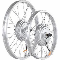 36V 750W 20/ 24 Front Wheel Tire Electric Bike eBike Conversion Kit withMotor