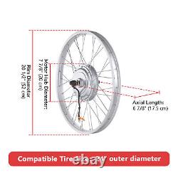 36V 750W 24 Front Wheel Electric Bicycle Conversion Kit for 24x1.75-2.1 Tire