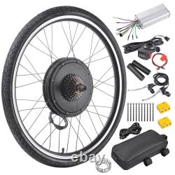 48V 1000W 26 Front/Rear Wheel Electric Bicycle Kit EBike Cycling Hub Conversion