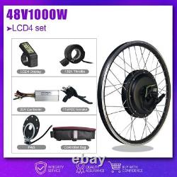 48V 1000W E-bike Conversion Kit Front / Rear Wheel Hub Motor for 20-29Inch 700C